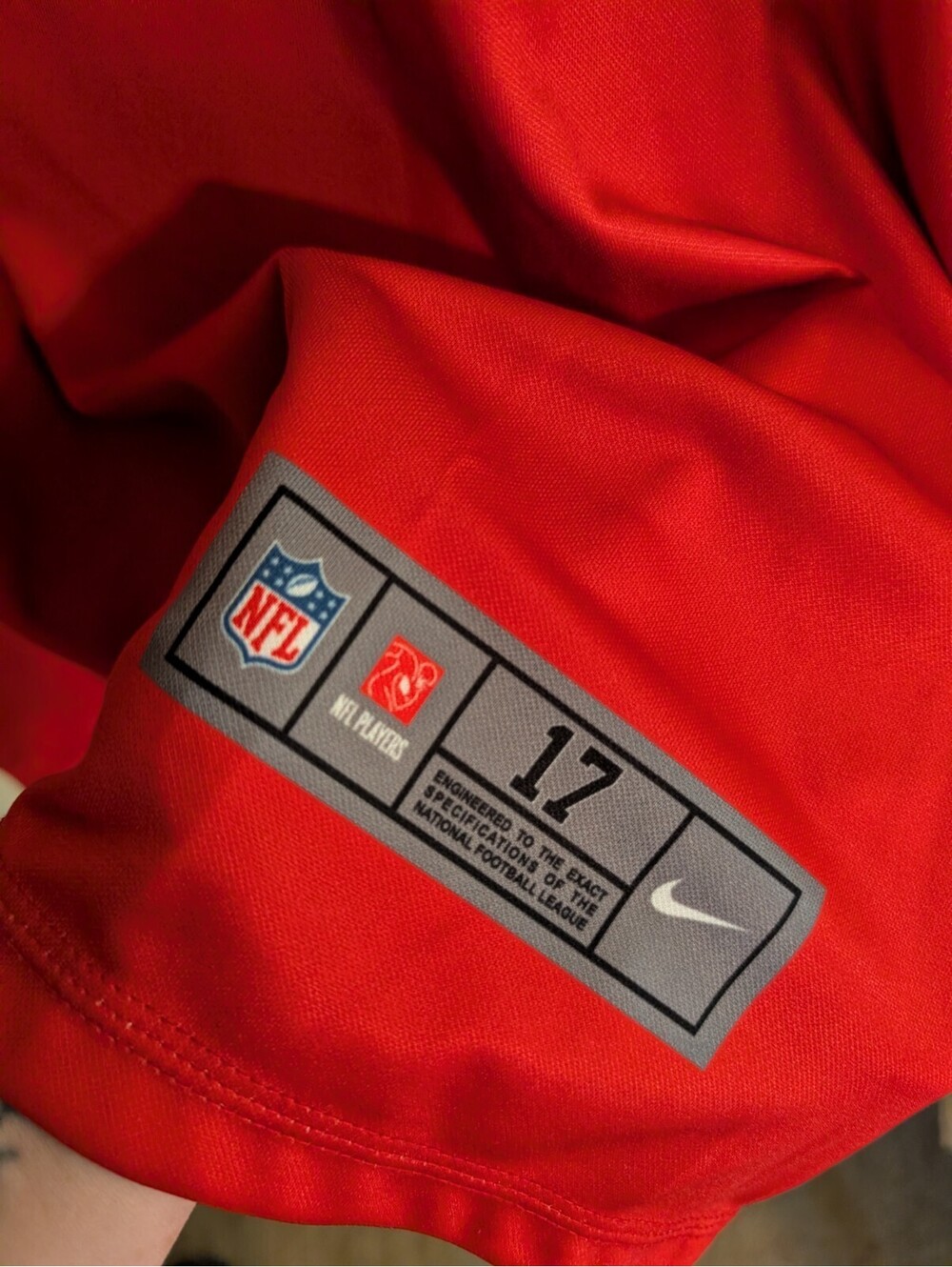 Nike Josh Allen Buffalo Bills Jersey #17 Red NFL Game 3XL XXL Bills Mafia - Picture 2 of 9